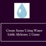 create items using water