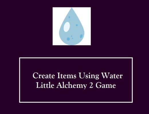 create items using water