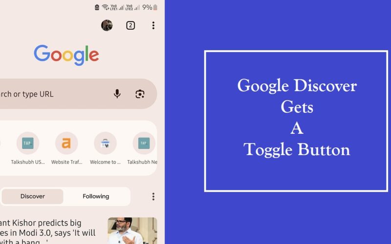 google disover gets a new toggle feature