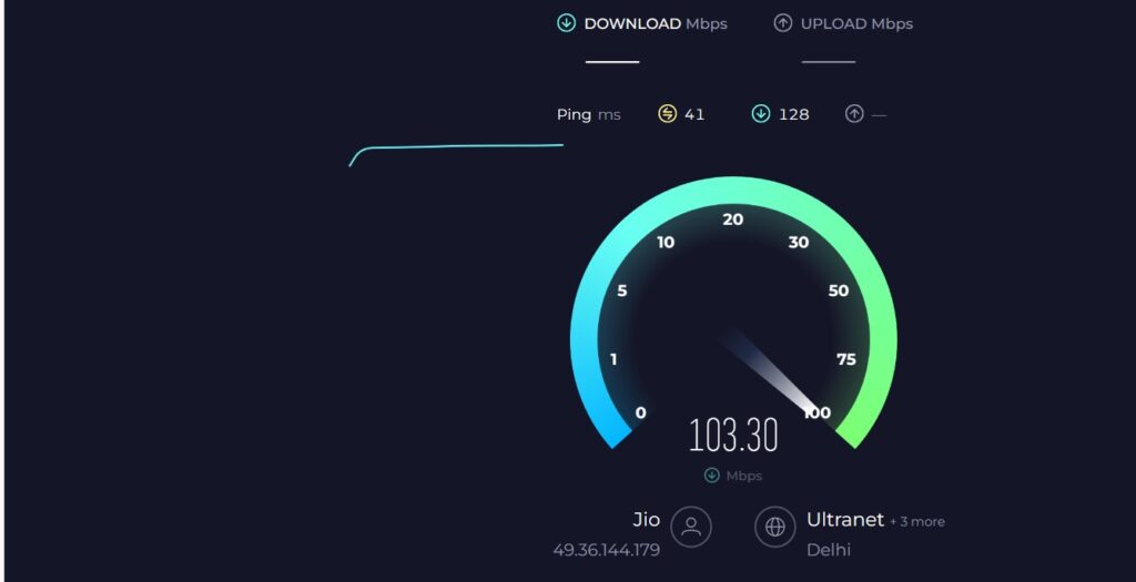 internet speed testing gives you data about app's speed issues
