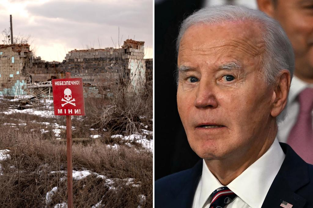 Biden Reverses Policy, Approves Antipersonnel Mines for Ukraine Amidst Escalating Conflict